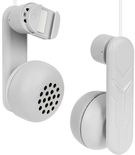 GEEKRIA VR-Gehörschutz, verbesserter Sound, kompatibel mit Meta Quest 3 / Quest 2, Headset-Sound-Sammler, bequemer On-Ear-Ohrbügel, Kopfhörerverlängerung, Gaming-Zubehör (weiß, 1 Paar)