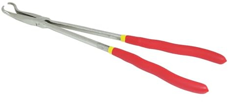 YASTA Pinza Becchi Lunghi 40 cm Punta Tonda per Candele Accensione Cappucci Auto Moto