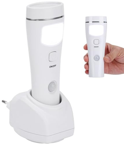 GAOUTO Night Light Torch, Orientation LED Light and Torch, LED Plug Induction Torch, Rechargeable Wall-Mounted Sensor Light Torch, Emergency Lamp for Indoor and Outdoor Use