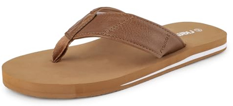 riemot Tong Hommes, Flip Flop, Tongue, Claquettes Ete de Plage et Piscine,Confort et Légères avec Soutien de La Voûte Plantaire, Sandales de Marche Antidérapants, EU 41-47