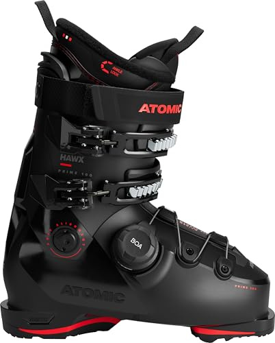 Atomic HAWX Prime 100 Boa Skischuhe - Mittelbreite Ski-Boots mit 100 mm Passform & 100er-Flex - Hochwertige Ski-Schuhe mit präzisem Boa® Fit System