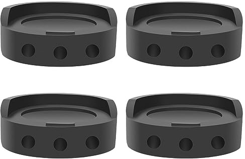 Tofficu 4 Piezas Almohadillas Elevadoras Antideslizantes para Muebles Caucho Duradero para Refrigeradores y Lavadoras Base Antivibración