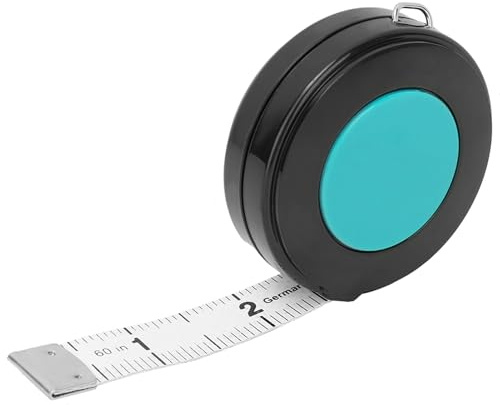 Tnfeeon Måttband, Mjukt Infällbart Band, Skräddarsydd Måttstock, 150 Cm för Kroppsmätning eller Skräddarsydda Behov (Grön)