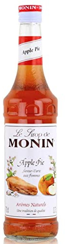 MONIN Premium Apple Pie Syrup 700ml for Cocktails. Vegan-Friendly, Allergen-Free, 100% Natural Flavours and Colourings. Sugar Syrup