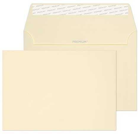 Blake Business | Cremefarbene Briefumschläge C6 (114 x 162 mm) | 25 Stück | 120 g/m² | FSC | Ohne Fenster | selbstklebend Cremefarbene Umschläge | fur Büro | Bürobedarf Briefumschläg/Kuvert (64154)
