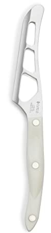 CUTCO Model 1764 Traditional Cheese Knife 5-3/8” Micro Double-D-edge blade (Pearl White Handle)