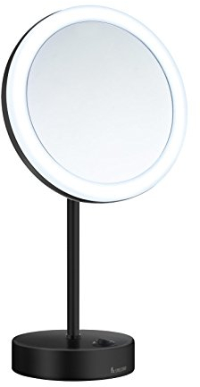 SMEDBO Outline Rasier-/Schminkspiegel LED Batterie, Edelstahl, Chrom poliert