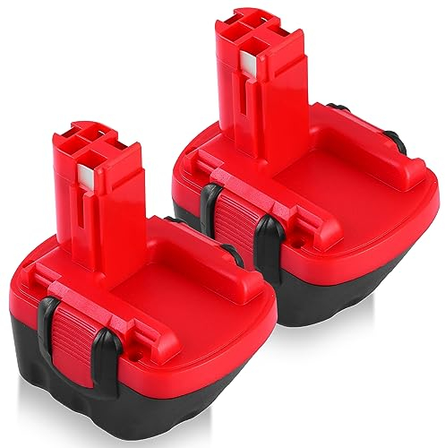 2 X Moticett 3.6Ah Ni-MH BAT043 di Ricambio per Bosch Batteria 12V BAT045 BAT046 BAT049 BAT120 BAT139 2607335542 2607335526 2607335676 2607335274 2607335709 Adatta GSR 12-2 12VE-2