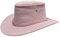 KAKADU Original Australischer Outback Lederhut aus weichem Wildleder in hellblau und rosa- Made in Australia