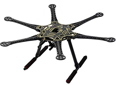 QWinOut HMF S550 RC Hexacopter Frame Kit + Landing Gear 6-axle DIY FPV Drone Frame Kit