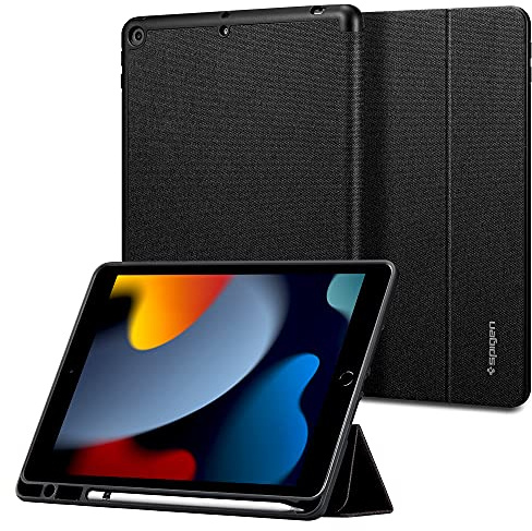 Spigen Urban Fit Coque Compatible avec iPad 10.2 Pouces iPad 9ème / 8ème / 7ème Génération (2021/2020/2019) - Noir