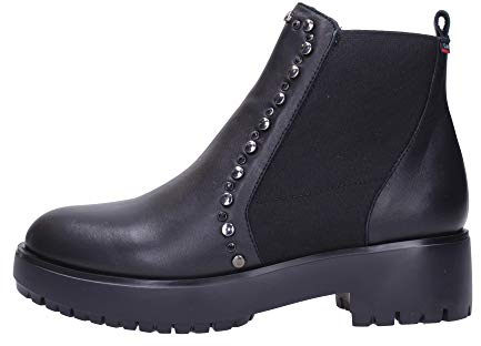 Callaghan 25321 - Botines para mujer de color negro con tachuelas Nero Con Borchie 36