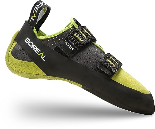 Boreal Zapatos de escalada Alpha para hombre, para cursos de escalada, entrenamiento en interiores y exteriores, y rutas largas, gris, 46 EU