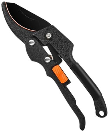 Stronrive Tijeras de jardinería, Tijeras de podar con trinquete, Tijeras de jardín Tijeras de trinquete Cortaúñas, Herramientas profesionales de podadoras de jardinería con hebilla para ramas de