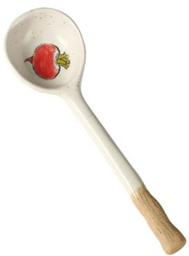 Ciieeo Cuchara Sopera Cerámica Pequeña Estilo Japonés, Cuchara De Postre y Café Resistente, Adecuado Para Desayuno y Servir Gachas, Color Blanco, Uso Doméstico Diario, Utensilio Práctico