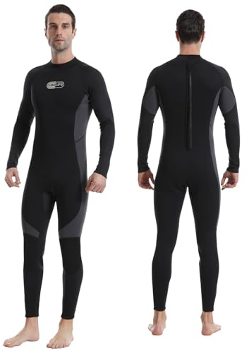 Glimilife Mute Uomo Donna, Muta sub Shorty Uomo 3mm/Muta Intera in Neoprene da Donna Corpo Intero in Acqua Fredda Mantieniti al Caldo per Immersioni Surf Snorkeling Kayak