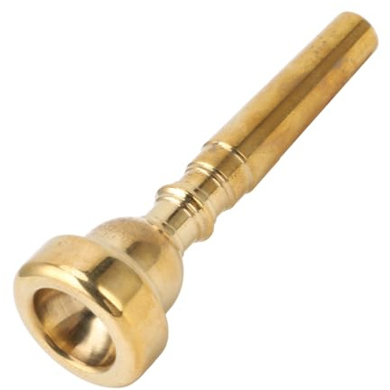 KIMISS Embout de Trompette 3C pour Débutants et Professionnels – Accessoires de Remplacement en Laiton plaqué or pour une qualité Sonore Améliorée