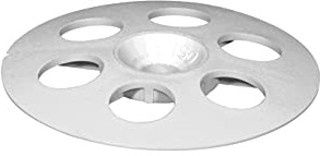 Fischer ISO Disc 8/60 KS, 100 Pz. Disco Fermaisolante, Rondella per Cappotti e Isolante Termico Abbinabile con Chiodi, Tasselli Prolungati e Viti, 1680