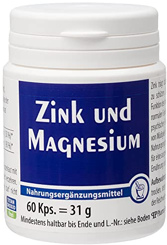 Pharma Peter Zink und Magnesium, 60 St. Kapseln