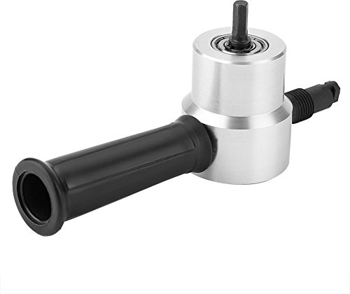 Metal Nibbler Cutter Multipurpose Portable Electric Double Head Metal Sheet Cutting Tool Hole Saw Drill Attachment