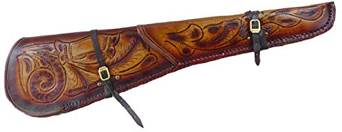 Scabbard Gewehrholster Holster Echt Leder gefüttert Winchester Gewehr braun