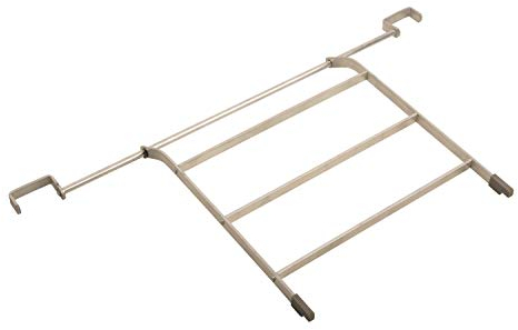 Sanitop-Wingenroth Auflagegitter für Edelstahl-Ausgussbecken | Aluminium-Gitter | zum Auflegen | klappbar | 04217 8, 2 x 48 x 30 cm