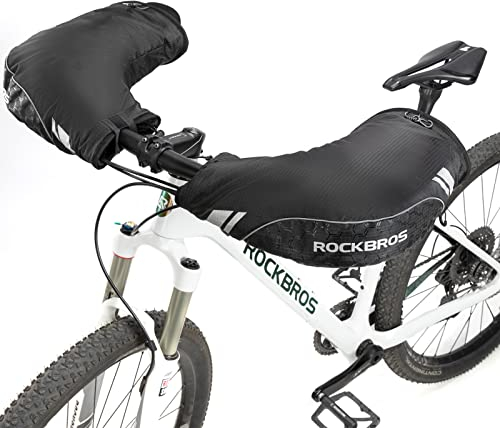 ROCKBROS Mitaines Thermiques d'hiver de vélo Coupe-Vent imperméables pour VTT, vélo électrique, Scooter (Style 3)