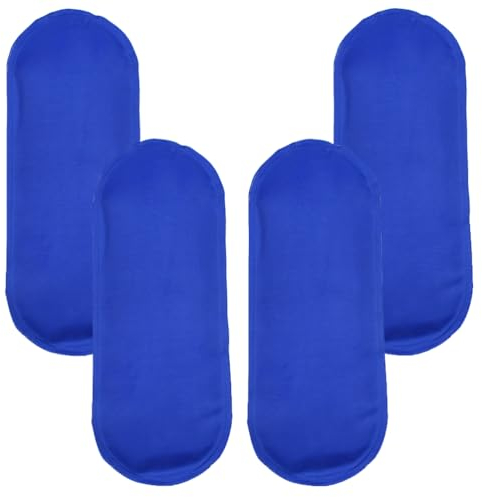 Lot de 4 packs de glace à insuline – Poche froide à insuline pour stylo refroidisseur d'insuline, étui de transport – Compresse froide, bleu