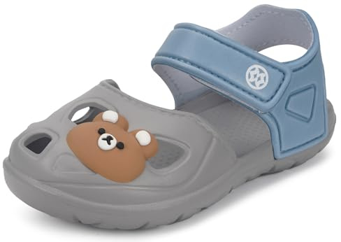 KVbabby Sandali per bambini e ragazzi Scarpe da Giardino Antiscivolo Sandali da Spiaggia Ciabatte,2463grigio,26/27 EU/Dimensione dell'etichetta 160