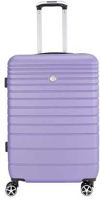 VIDA since 1995 Valise Rigide VR611B roulettes Double Rapport Qualité/Prix (Mauve (Violet), M-SOUTE-68L-3.1Kg-47x27x67cm)