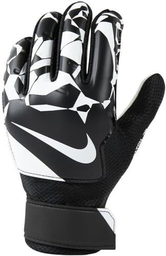 NIKE HQ0258-010 NK GK MATCH JR Gloves Unisex BLACK/WHITE/WHITE Size 5