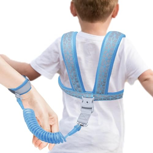 Sele för småbarn | barnkoppel för småbarn och småbarn säkerhetssele – dubbel användbar leash sele rem anti-lost handledslänk barnselar linne för promenader