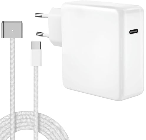 Mac Book Pro Air Ladekabel, 96W USB-C auf Magnetic 3 MacBook Ladegerät Netzteil fur M5 M4 M3 M2 M1 2025 2024 2023 2022 2021 Kompatibel mit MacBook Air 15/13, MacBook Pro14 mit 2M Kabel