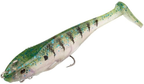 Strike King Final Copy Fishing Lure, Pre-Rigged Soft Plastic Swimbait, Phantom Bluegill, 4-Inches, 1/2-Ounce, FCS4-330