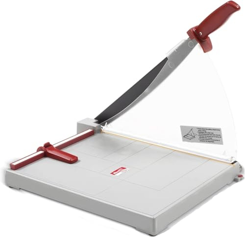 Cortador de papel profesional, cortador de palanca de guillotina preciso para cortes limpios en papel, fotos y cartón, ideal para uso doméstico y de oficina