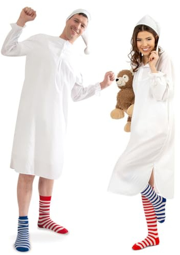 KarnevalsTeufel Costume homme/femme Chemise de nuit avec capuchon (XXL)
