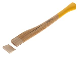 OCHSENKOPF Ersatzstiel für Spaltbeil, Stiel aus Eschenholz, 500 mm, 370 g, Knauf, Forstwerkzeug, OX E-84 E-0500, Gelb