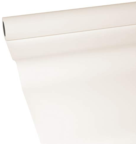 JUNOPAX Papiertischdecke 50m x 1,30m Elfenbein, nass- und wischfest