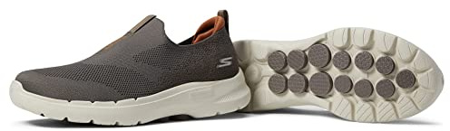 Skechers Gowalk 6 för herr, stretchig passform, slip-on, promenadsko med atletiska prestanda
