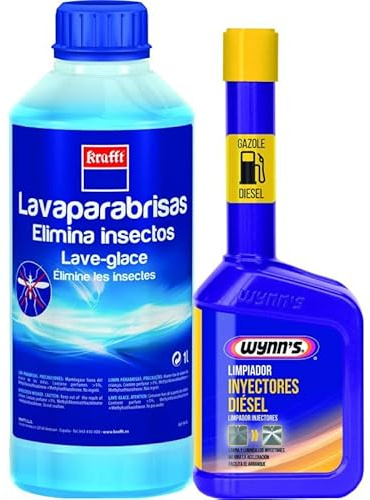 19329 - Pack Limpia inyectores Diesel + lavaparabrisas Elimina Insectos 325 ml + 1l