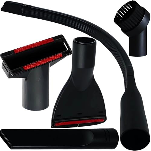 Retoo Juego de accesorios para aspiradora, cepillo para polvo de 32 mm, boquillas para aspiradora, compatible con aspiradora, boquilla para aspiradora, boquilla para suelos duros