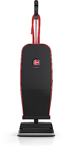 Hoover Commercial Superior Lite Vacuum Cleaner, Bagged Upright Vac for Carpet and Hard Floor, Lightweight, High-Capacity Bags, 40 Foot Cord, Powerful Vacuum Cleaners for Commercial Use