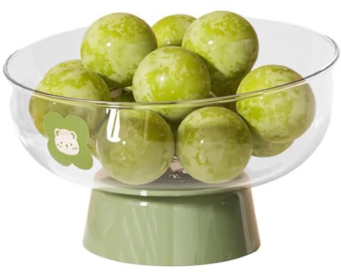 Grande Ciotola Per Frutta Da Bancone Della Cucina - Grande Ciotola Decorativa, Graziosa Ciotola Con Piedistallo, Centrotavola Estetico, Grande Da Frutta, Porta Snack Per Caramelle Con Base Di S