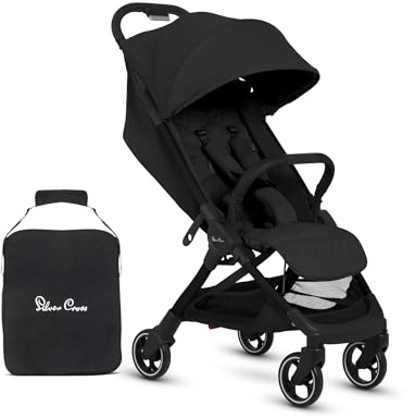 Silver Cross - Clic 2 kompakter Kinderwagen & Reisetasche - Reise-Kinderwagen für das Leben unterwegs - faltbar & leicht - geeignet ab Geburt bis 4 Jahre - Platz