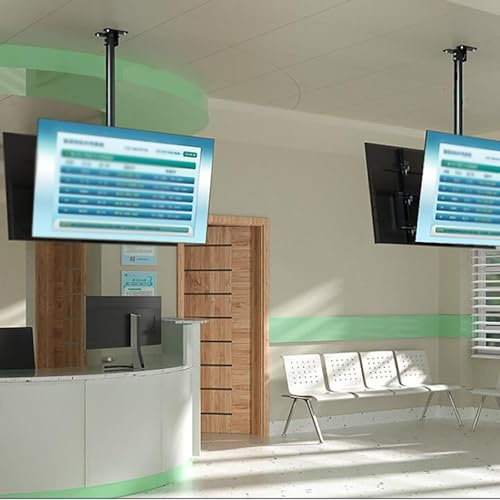 Adjustable Dual-Face TV Mount - Wall-Mounted & Ceiling Support for 60-100 Inch TVs Tilt & Height Adjustable Bracket Perfect for Home Theater & Gaming Setup