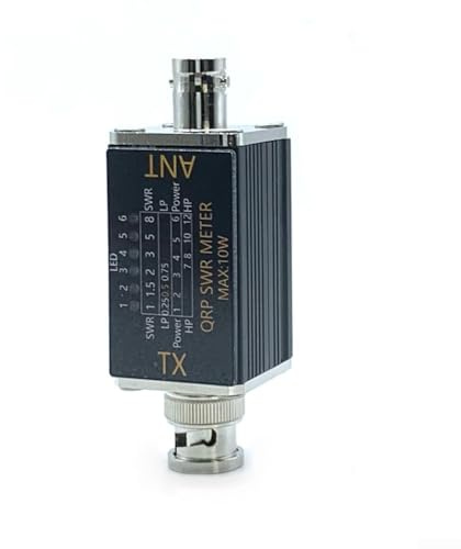 10 W bärbar SWR-mätare, 1 30 MHz kraftmätare för RF-signalstyrkaanalys