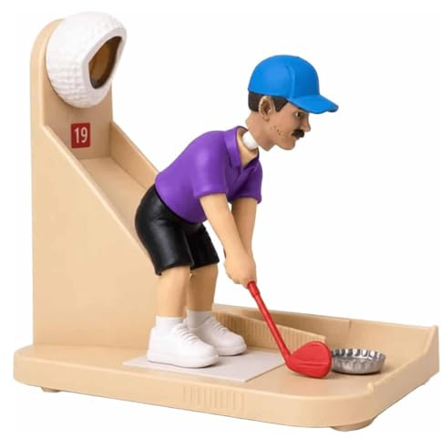 Apribottiglie automatico a tema golf, apribottiglie a tema pallina da golf, lancia tappi altalena apribottiglie birra, lanciatore e raccoglitore tappi bottiglie birra, novità strumento bar (1pc)