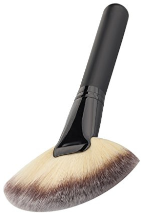 Gran Ventilador De Nylon Cara Cabello Mezclando Polvo De La Fundación Pincel De Maquillaje Cosmético