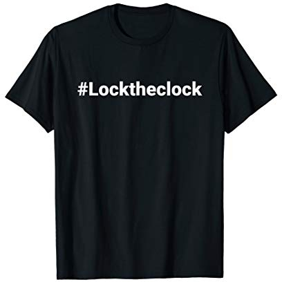 Sperren Sie die Uhr, keine Sommerzeit mehr. T-Shirt