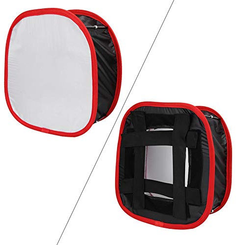 Hopcd Softbox Diffuser, LED Video Light Diffusion Diffuser Softbox/Fotografía Plegable Panel de luz Cuadrado Softbox para Luces de fotografía